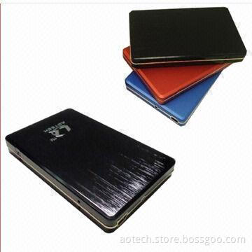 USB 2.0 SATA Hard Drive Enclosures, Various Colors are Available